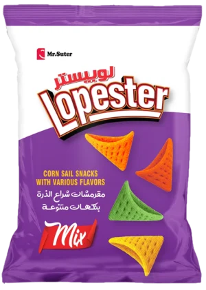 لوبيستر - شراع الذرة - مقرمشات بنكهات متنوعة